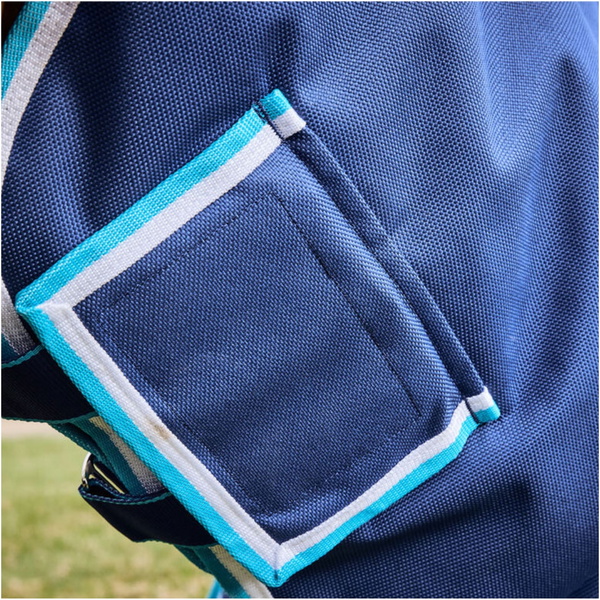 Weatherbeeta Comfitec Ultra Hardi Detach-A-Neck Medium Turnout Rug 1026464 - Blue